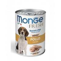 MONGE Fresh Hrana umeda pentru caini, cu bucati de pui, 400g