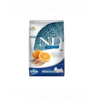 FARMINA N&amp;D OCEAN DOG HERRING &amp; ORANGE ADULT MINI 7 kg