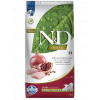FARMINA N&amp;D PRIME PUPPY MINI &amp; MEDIUM 7 kg Hrana pentru catei de talie mica si medie, cu pui si rodie