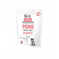 BRIT Care Mini Grain Free Mini Puppy Lamb hrana uscata caini juniori talie mica, cu miel 400 g