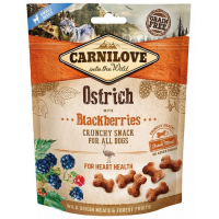 CARNILOVE Recompense pentru caini cu strut si mure 200 g