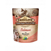 CARNILOVE hrana umeda pentru juniori, somon si afine 300g