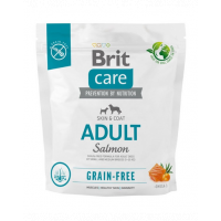 BRIT Care Grain-free Adult 1 kg Hrana uscata caini, cu somon si cartofi
