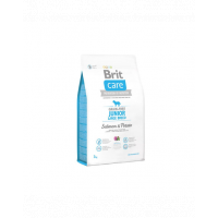 BRIT Care Grain-free Junior Large Breed 3 kg Hrana uscata catei talie mare, cu somon si cartofi