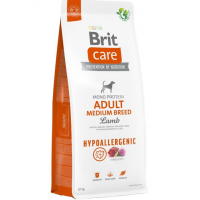 BRIT Care Hypoallergenic Adult Medium Breed Sac hrana caini talie medie, cu miel 12 kg