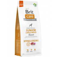 BRIT Care Hypoallergenic Junior Large Breed Hrana uscata catei talie mare, cu miel 12 kg