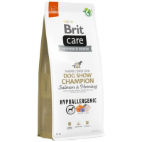 BRIT Care Hypoallergenic Dog Show Champion Hrana uscata caini de expozitie, cu somon 12 kg