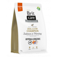 BRIT Care Hypoallergenic Dog Show Champion 3 kg Hrana uscata pentru caini de expozitie, cu somon si hering