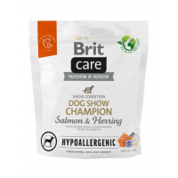 BRIT Care Hypoallergenic Dog Show Champion 1 kg Hrana caini de expozitie, cu somon si hering