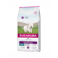 EUKANUBA Daily Care Adult Sensitive Skin All Breeds hrana uscata caini adulti 12 kg