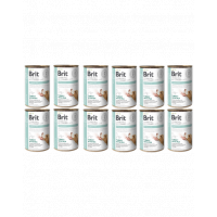 BRIT Veterinary Diet Struvite Turkey&amp;Pea afectiuni tract urinar 12x400 g hrana dietetica pentru caini