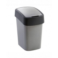 CURVER Cos de gunoi &quot;FLIP BIN&quot; 9 L argintiu/grafit