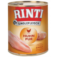 RINTI Singlefleisch Chicken Pure hrana monoproteica pentru caini, cu pui 800 gr