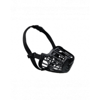 TRIXIE Botniță plastic mărimea M 22 cm negru