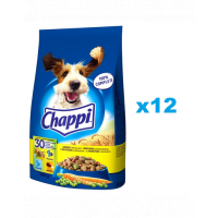 CHAPPI Hrana uscata caini adulti, cu pasare si legume 12x500g