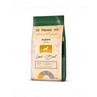 FITMIN Dog Mini Puppy Lamb&amp;Beef 12 kg Sac hrana catei talie mica, cu miel si vita