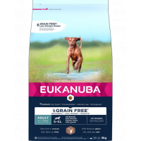 EUKANUBA Grain Free S-XL Adult 3 kg Hrana caine adult, cu vanat