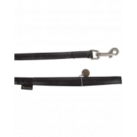 ZOLUX Lesă Mac din piele 15 mm / 1.2 M negru