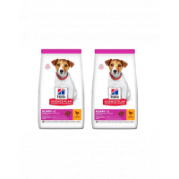HILL'S Science Plan Canine Puppy Small&amp;Mini Chicken 6 kg (2 x 3 kg) hrana uscata catei si femele gestante