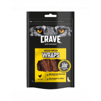 CRAVE Wraps Pui 10x50g Recompensa caini adulti, proteica fara cereale