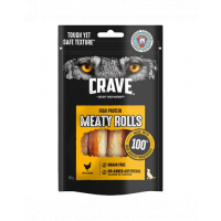CRAVE Meaty Rolls cu pui 8x50g Recompensa proteica fara cereale pentru caini adulti