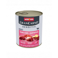 ANIMONDA Grancarno Sensitive Hrana umeda cu carne de vita si cartofi pentru cainii adulti 800 g