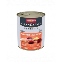 ANIMONDA Grancarno Sensitive 800 g hrana umeda caini adulti sensibili, pui si cartofi