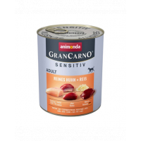 ANIMONDA GranCarno Sensitiv Pure Chicken&amp;Rice 800 g caini sensibili, pui cu orez