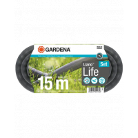 GARDENA Kit de 15 m de furtun textil Liano Life