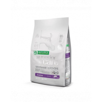 NATURES PROTECTION SUPERIOR CARE White Dogs Grain Free Salmon Junior All Breeds 1,5 kg cu somon pentru catei cu blana alba