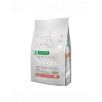 NATURES PROTECTION SUPERIOR CARE White Dogs Grain Free Salmon Adult Small and Mini Breeds 1,5 kg cu somon pentru caini adulti de rasa mica cu blana alba