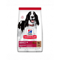 HILL'S Science Plan Canine Adult Medium Lamb &amp; Rice 18 kg Hrana uscata caini de talie medie, cu miel si orez