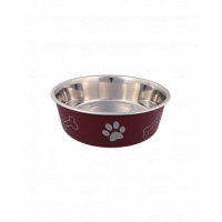 TRIXIE Bol metal cu înveliș din plastic 0.25 l/ 12 cm