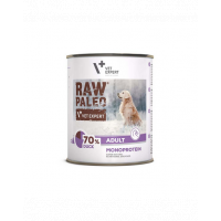 VETEXPERT Raw Paleo Duck Adult Can 800g Conserva hrana caine, cu rata
