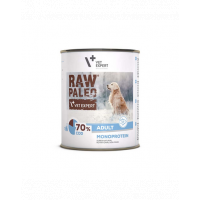 VETEXPERT Raw Paleo Cod Adult Can 800g Conserva hrana caini, cu cod
