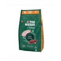 PAN MIĘSKO ierburi aromatice, curcan si rata M 3 kg hrana caini rasa medie