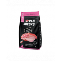 PAN MIĘSKO Hrana caini juniori si tineri, vitel si prepelita 3 kg
