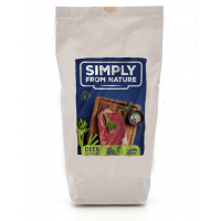 SIMPLY FROM NATURE Hrana coapta pentru caini, vanat 1,2 kg x 2 + 2 conserve GRATIS