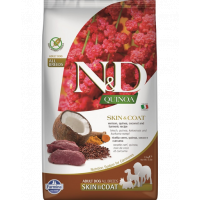 Farmina N&amp;D Dog Quinoa Skin &amp; Coat Venison 2.5 kg hrana caini adulti