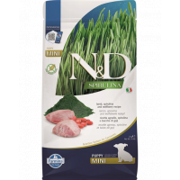 FARMINA N&amp;D Spirulina Puppy Mini Lamb &amp; Wolfberry 2 kg Hrana uscata pentru catei talie mica, cu miel si spirulina