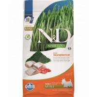 FARMINA N&amp;D Spirulina Adult Mini Herring &amp; Wolfberry 2 kg Hrana caine talie mica, cu hering si spirulina