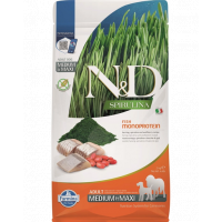 FARMINA N&amp;D Spirulina Adult Medium&amp;Maxi Herring &amp; Wolfberry 2 kg Hrana pentru caine cu hering si spirulina