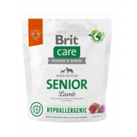 BRIT CARE Hypoallergenic Senior Lamb 1kg hrana caini seniori, cu miel