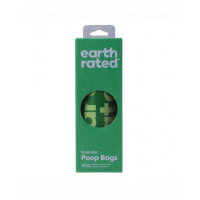 EARTH RATED Rezerve pungi excremente, lavanda 300 buc