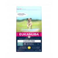 EUKANUBA Adult Grain Free S/M rase medii/mari 3 kg hrana caini adulti
