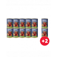 SIMPLY FROM NATURE conserve hrana caini, carne de cal si cartof 10 x 400g + 2 conserve GRATIS