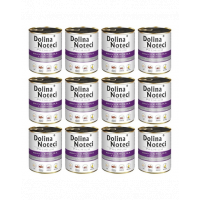 DOLINA NOTECI Premium bogat în iepure cu merișoare 12 x 800 g