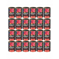 DOLINA NOTECI RAFI Conserve hrana caini, cu vita 24x400 g