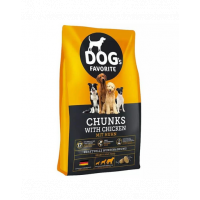 HAPPY DOG Dogs Favorit Chunks with Chicken 15 kg