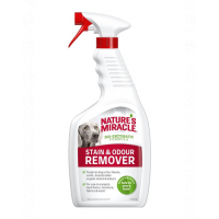 NATURE'S MIRACLE Stain&amp;Odour Remover Dog Spray indepartare pete si miros caine 709 ml